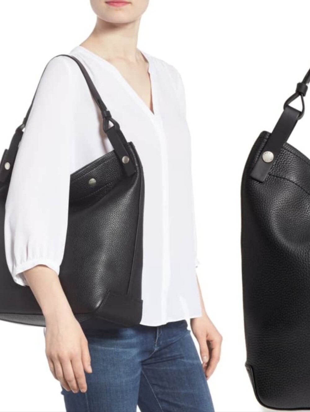 Rag & Bone Compass Snap Hobo